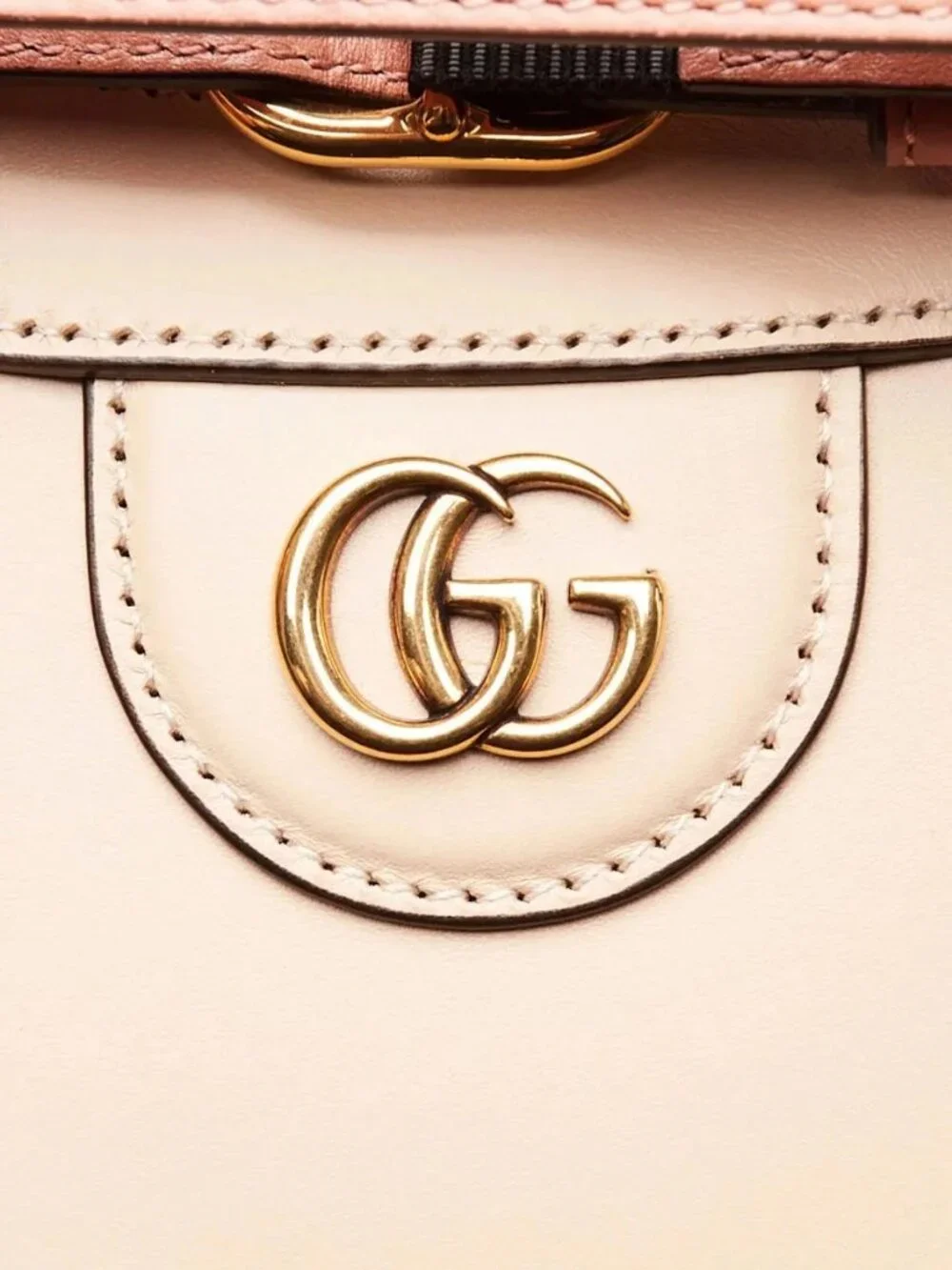 Gucci Beige Smooth Leather Small Diana Tote Bag